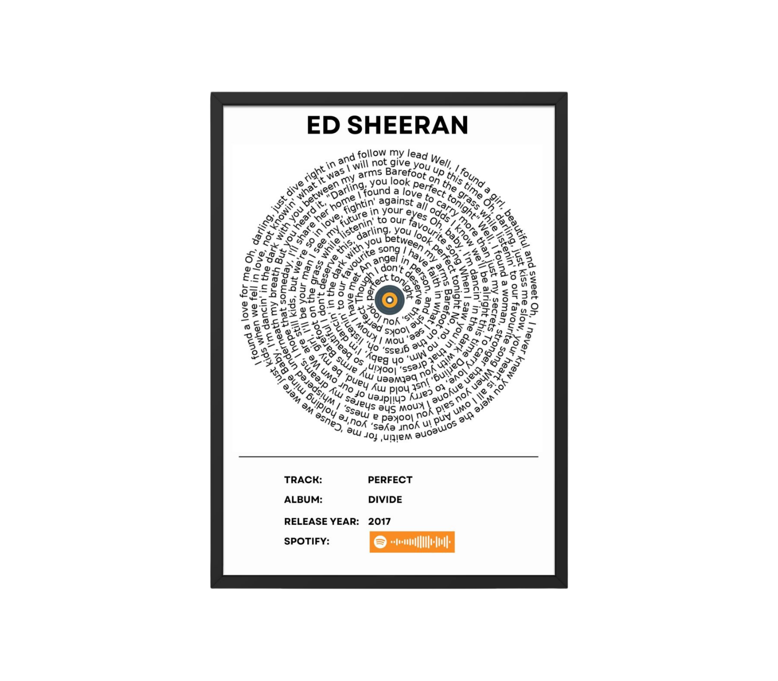 Portrait Framed Art Print – Perfect