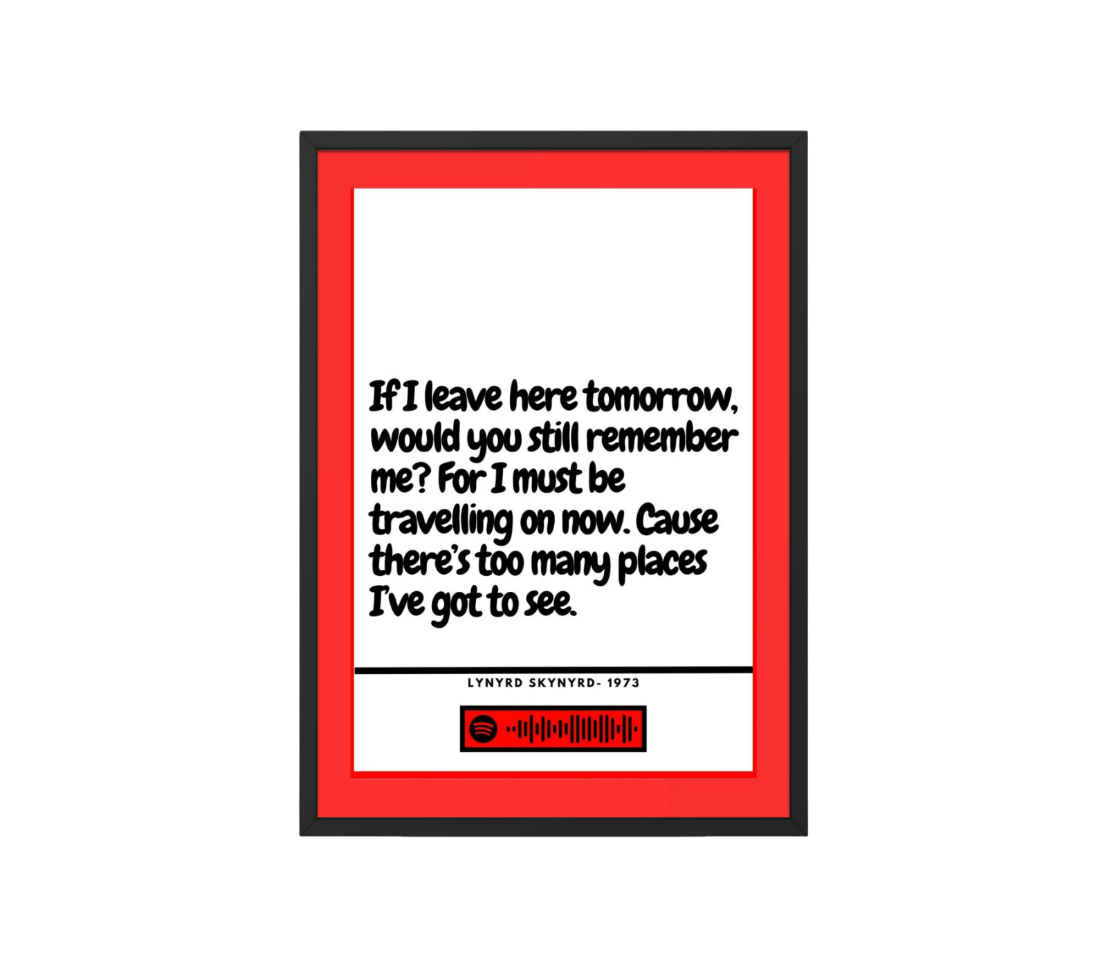Portrait Framed Art Print – Freebird