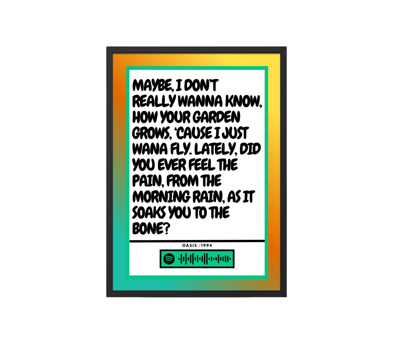 Portrait Framed Art Print - Live Forever
