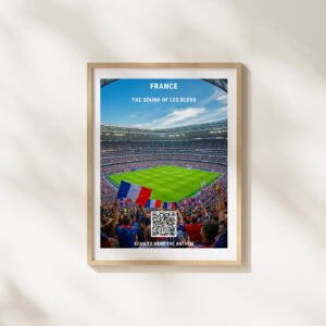 Portrait Framed Art Print France FC Anthem