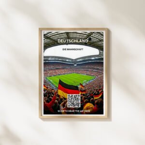 Portrait Framed Art Print Germany FC Anthem