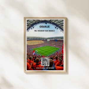 Portrait Framed Art Print Netherlands FC Anthem