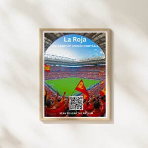 Portrait Framed Art Print Spain FC Anthem