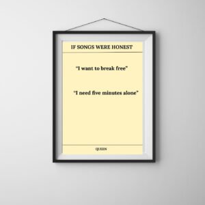 I Want to Break Free - alternate view